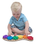 Melissa & Doug Rainbow Caterpillar Gear Toy