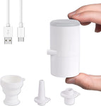 3 in 1 Portable Type-C Charged Air Pump Vacuum Bag Sealer with 3 Different Nozzles and LED Light