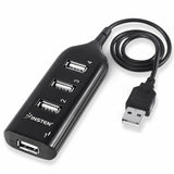 4-Port USB Splitter Hub For PC Notebook