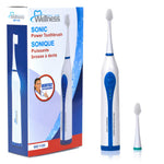Wellness Oral Care Portable Sonic Battery Electric Toothbrush with Auto Timer