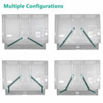 Sound Bar Bracket Universal SoundBar Speaker Mount Above or Under TV Wallmount