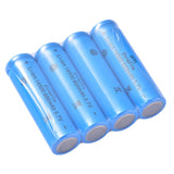 4Pcs Genuine GTL 14500 Battery 3.7V Rechargeable Li-ion 600mAh Blue