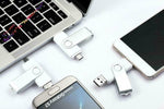 Xoombot 64GB Photo Stick Flash Drive 3 in 1 USB Picture Keeper