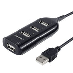 4-Port USB Splitter Hub For PC Notebook