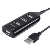 4-Port USB Splitter Hub For PC Notebook