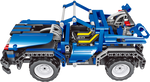 2 in 1 DIY Remote Control Adventure Vehicles Off-Road SUV and Grand Sports Jeep, Glossy Sapphire blue