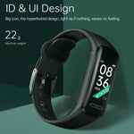 IP68 Waterproof Smart Activity Tracker with Heart Rate, Blood Pressure Monitor, Temperature Check