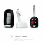 24W 3-Port USB Car Charger for Smartphones Tablets Smart Devices