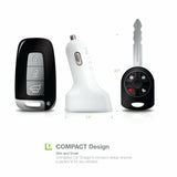 24W 3-Port USB Car Charger for Smartphones Tablets Smart Devices